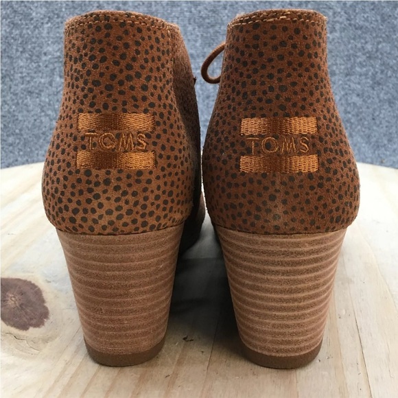 TOMS - Womens Kala Bootie, Size: 9 | Color: Tan Mini Cheetah Suede | NEW/NWT🖤🤎 - Picture 7 of 14